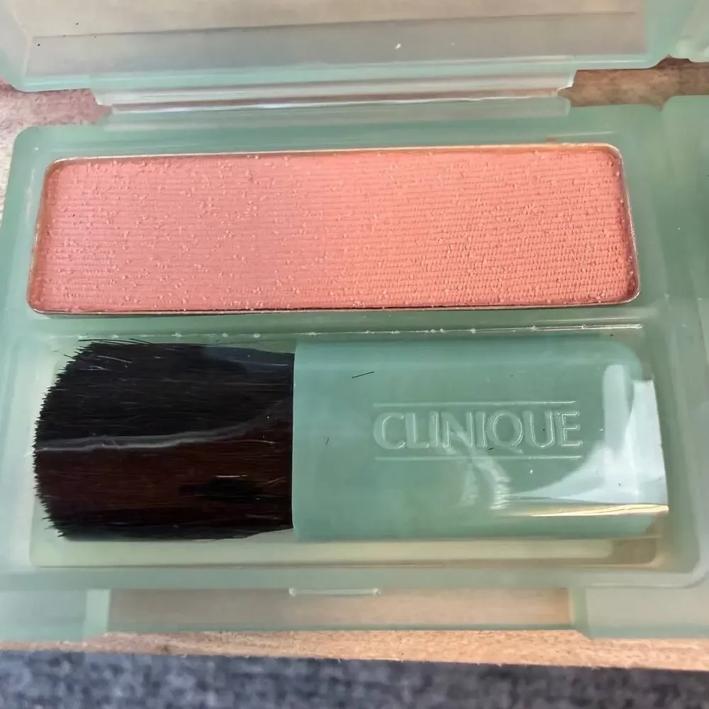 VTG Clinique Set of 2 Powder Blusher 02 Honey Blush 2.2g Discontinued TRAVEL